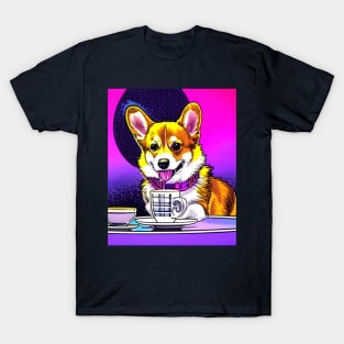 Corgi And Coffee T-Shirt